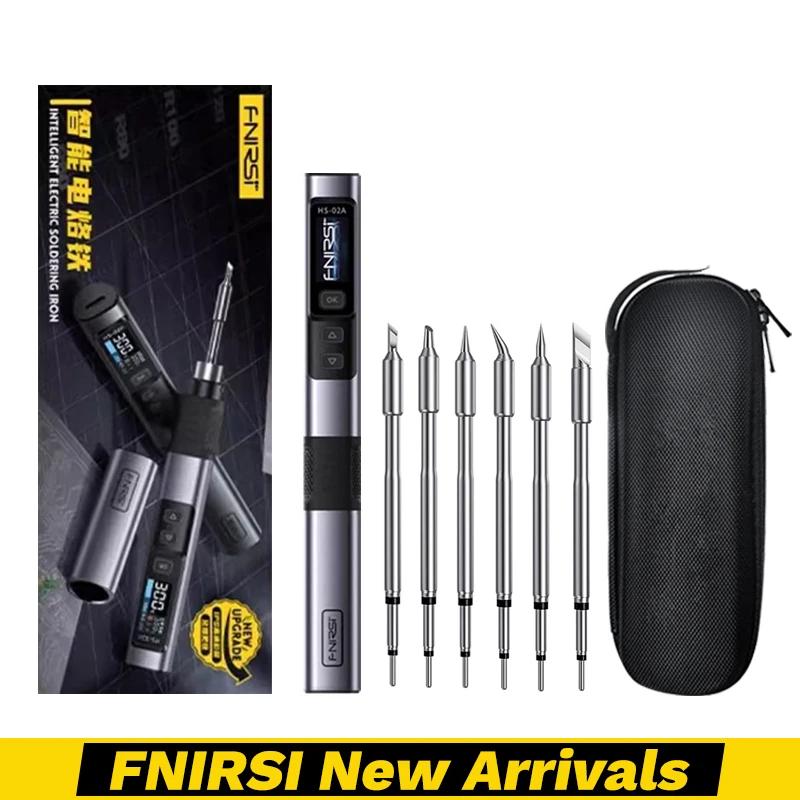 FNIRSI HS-02  ٸ, Ʈ  IPS ÷ ÷ ȭ, 100-450   ۾ ̼, PD100W ޴  